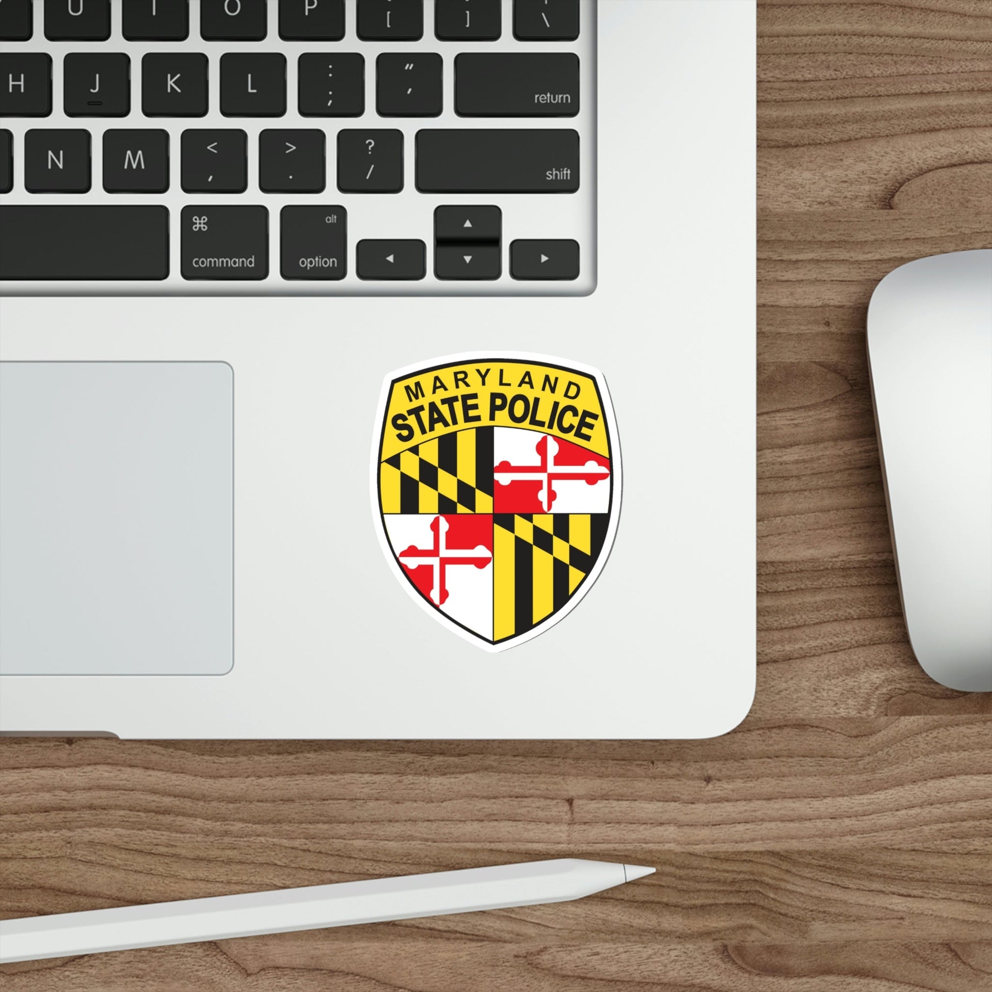 Maryland State Police STICKER Vinyl Die-Cut Decal-The Sticker Space