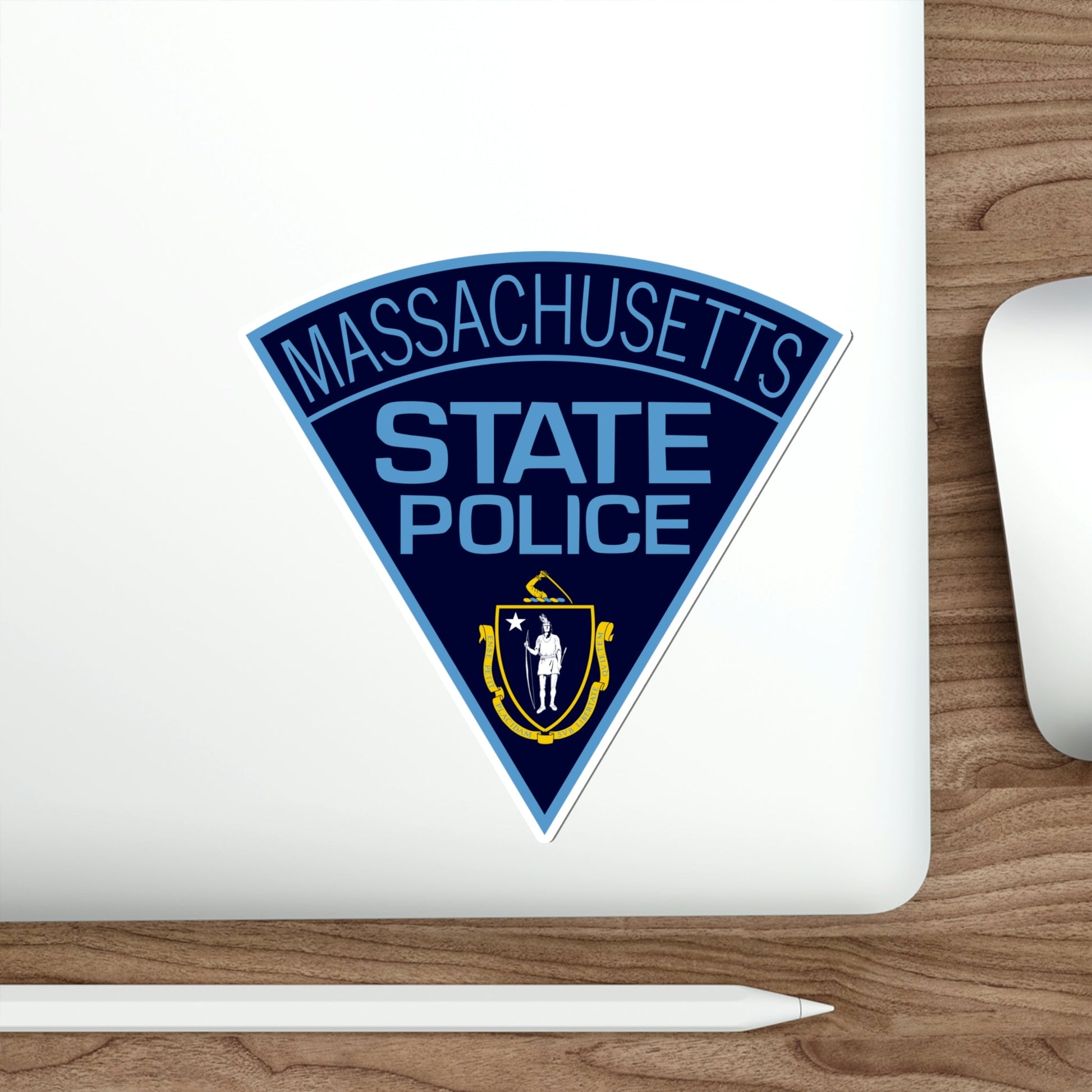 Massachusetts State Police STICKER Vinyl Die-Cut Decal-The Sticker Space