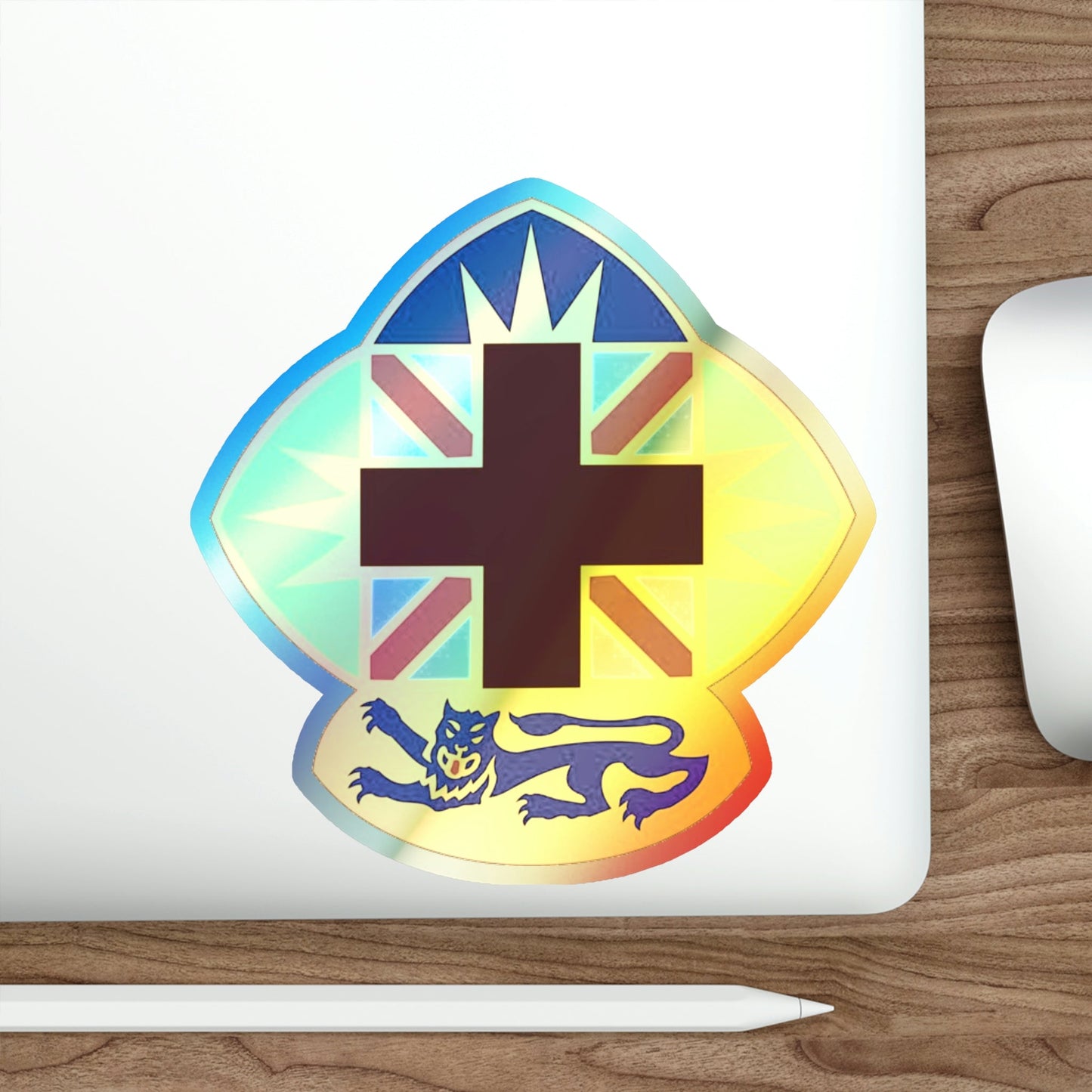 MEDDAC Fort McClellan (U.S. Army) Holographic STICKER Die-Cut Vinyl Decal-The Sticker Space