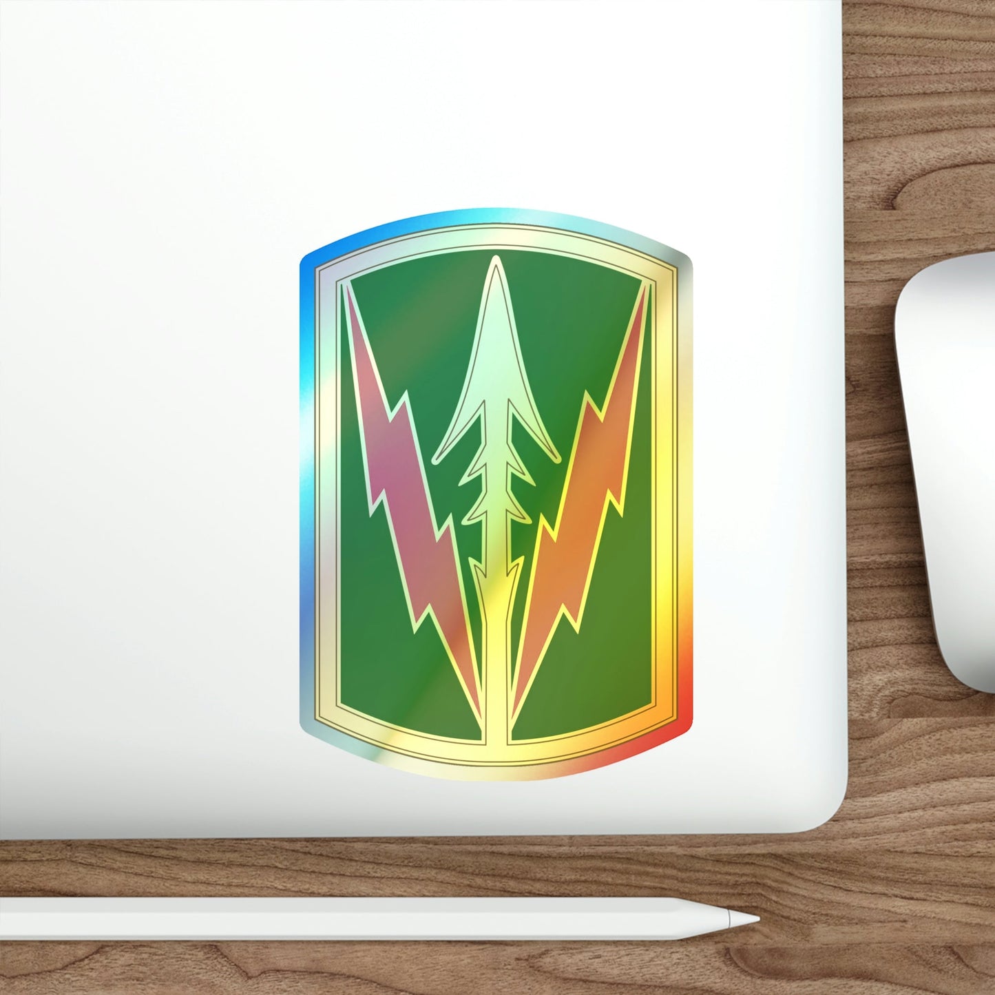 Military Police Brigade Hawaii 3 (U.S. Army) Holographic STICKER Die-Cut Vinyl Decal-The Sticker Space