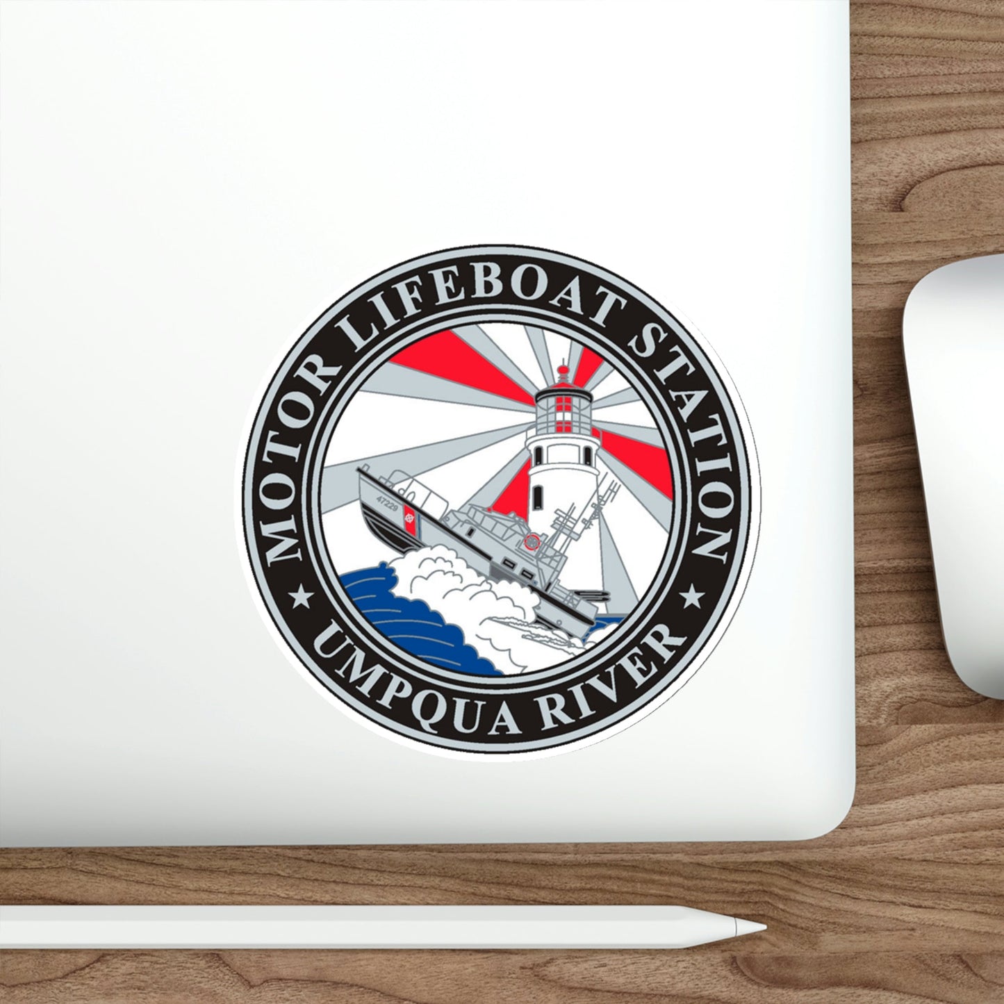 MLSTA Umpqua River (U.S. Coast Guard) STICKER Vinyl Die-Cut Decal-The Sticker Space