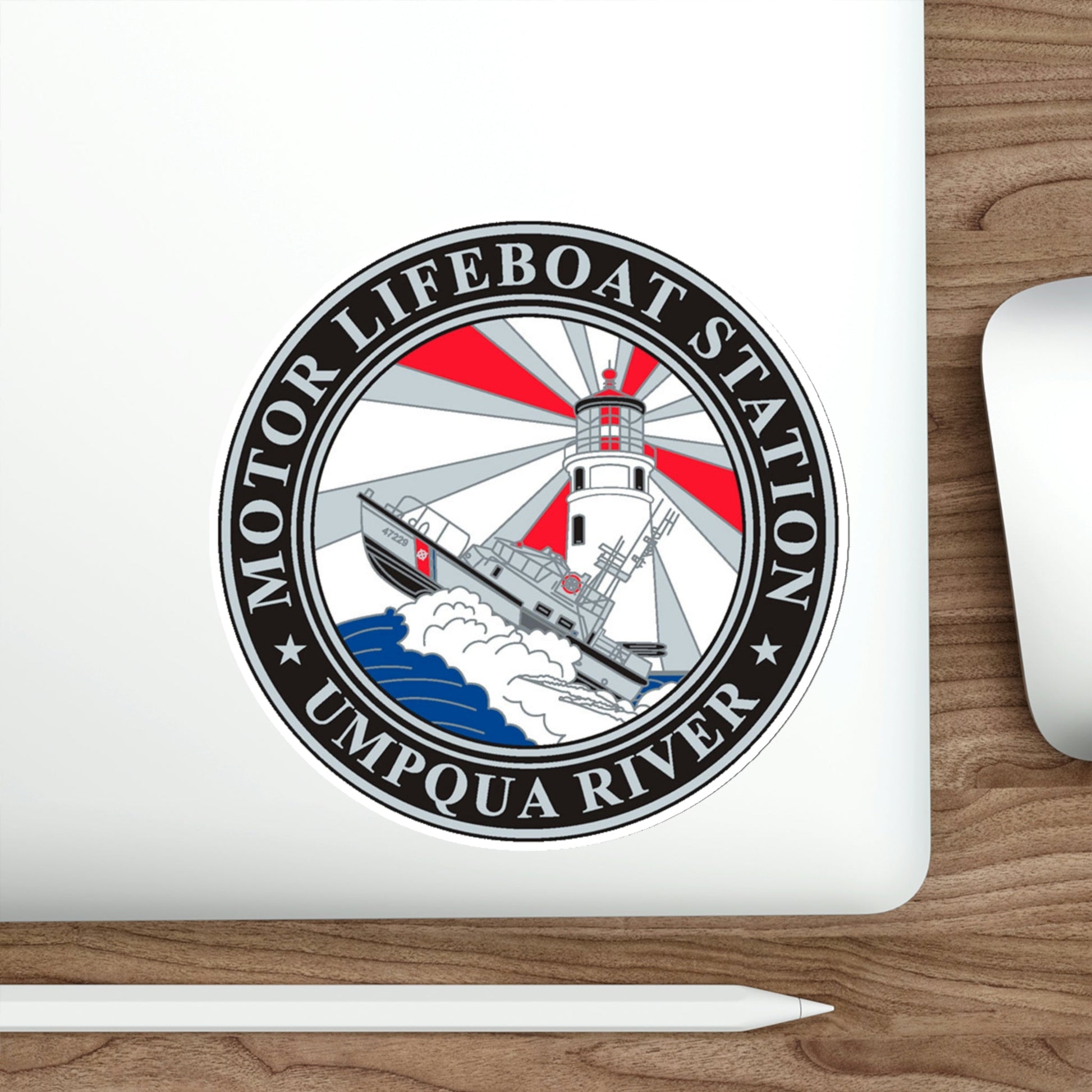 MLSTA Umpqua River (U.S. Coast Guard) STICKER Vinyl Die-Cut Decal-The Sticker Space