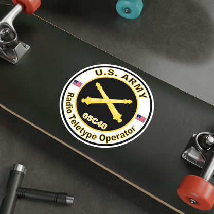 MOS 05C40 Radio Teletype Operator (U.S. Army) STICKER Vinyl Die-Cut Decal-The Sticker Space