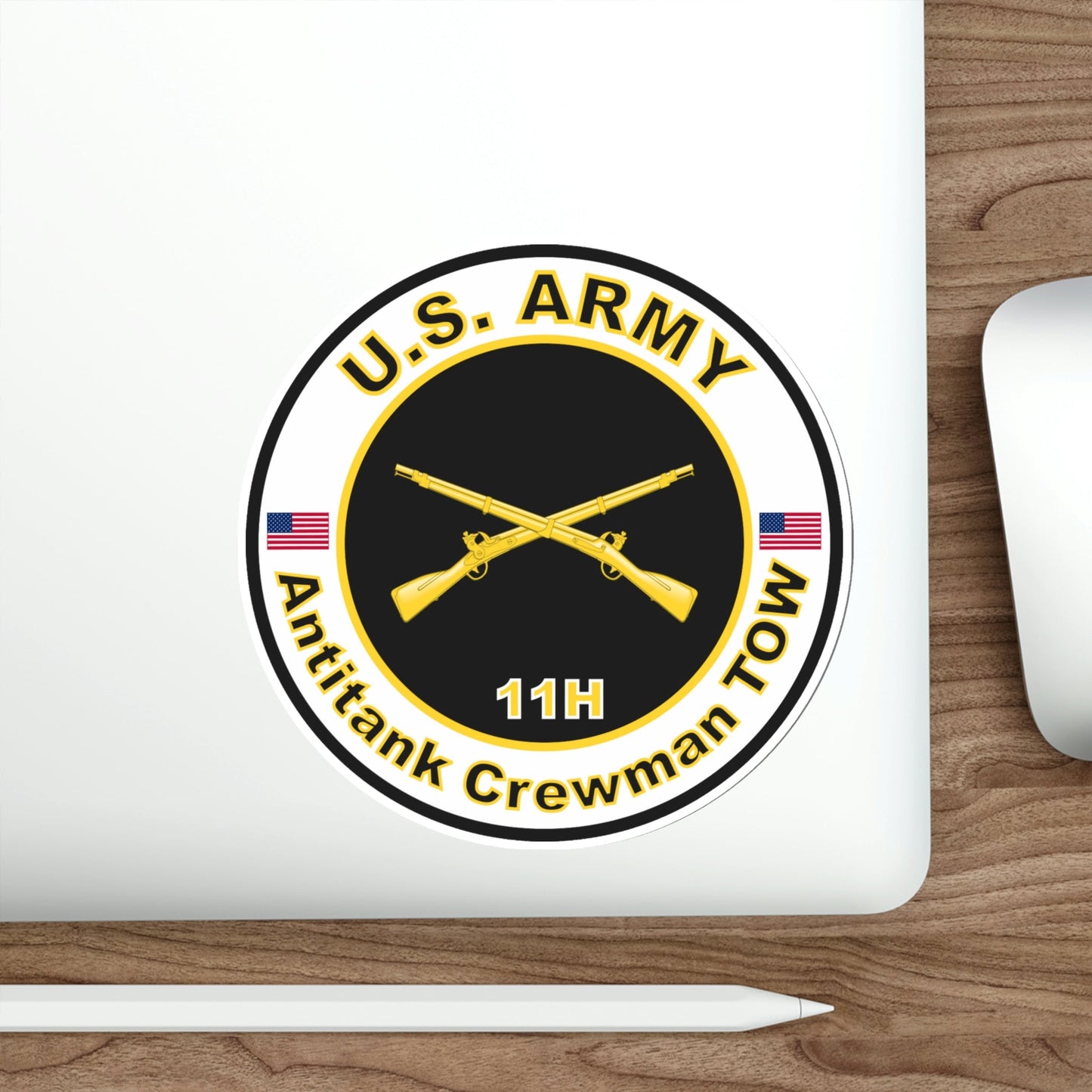 MOS 11H Antitank Crewman TOW (U.S. Army) STICKER Vinyl Die-Cut Decal-The Sticker Space