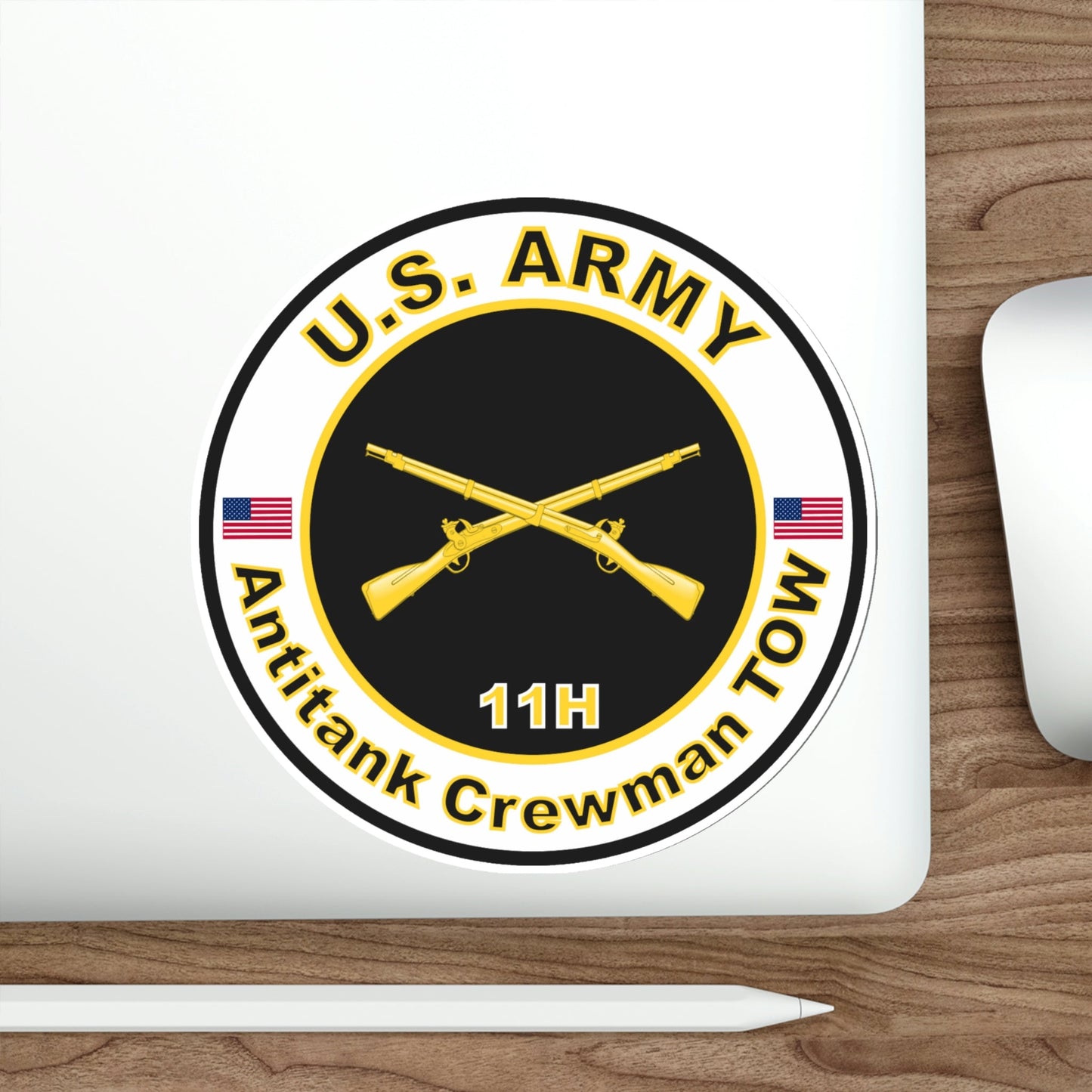 MOS 11H Antitank Crewman TOW (U.S. Army) STICKER Vinyl Die-Cut Decal-The Sticker Space