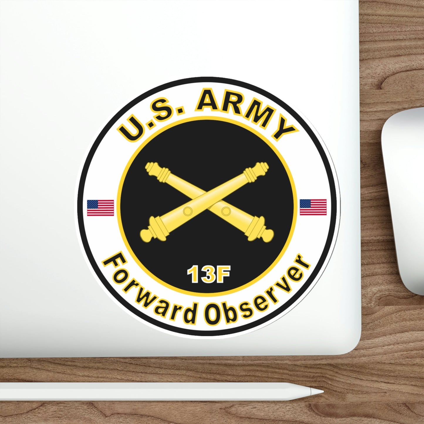 MOS 13F Forward Observer (U.S. Army) STICKER Vinyl Die-Cut Decal-The Sticker Space