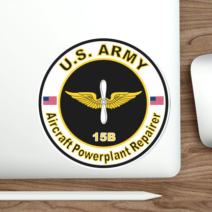 MOS 15B Aircraft Powerplant Repairer (U.S. Army) STICKER Vinyl Die-Cut Decal-The Sticker Space