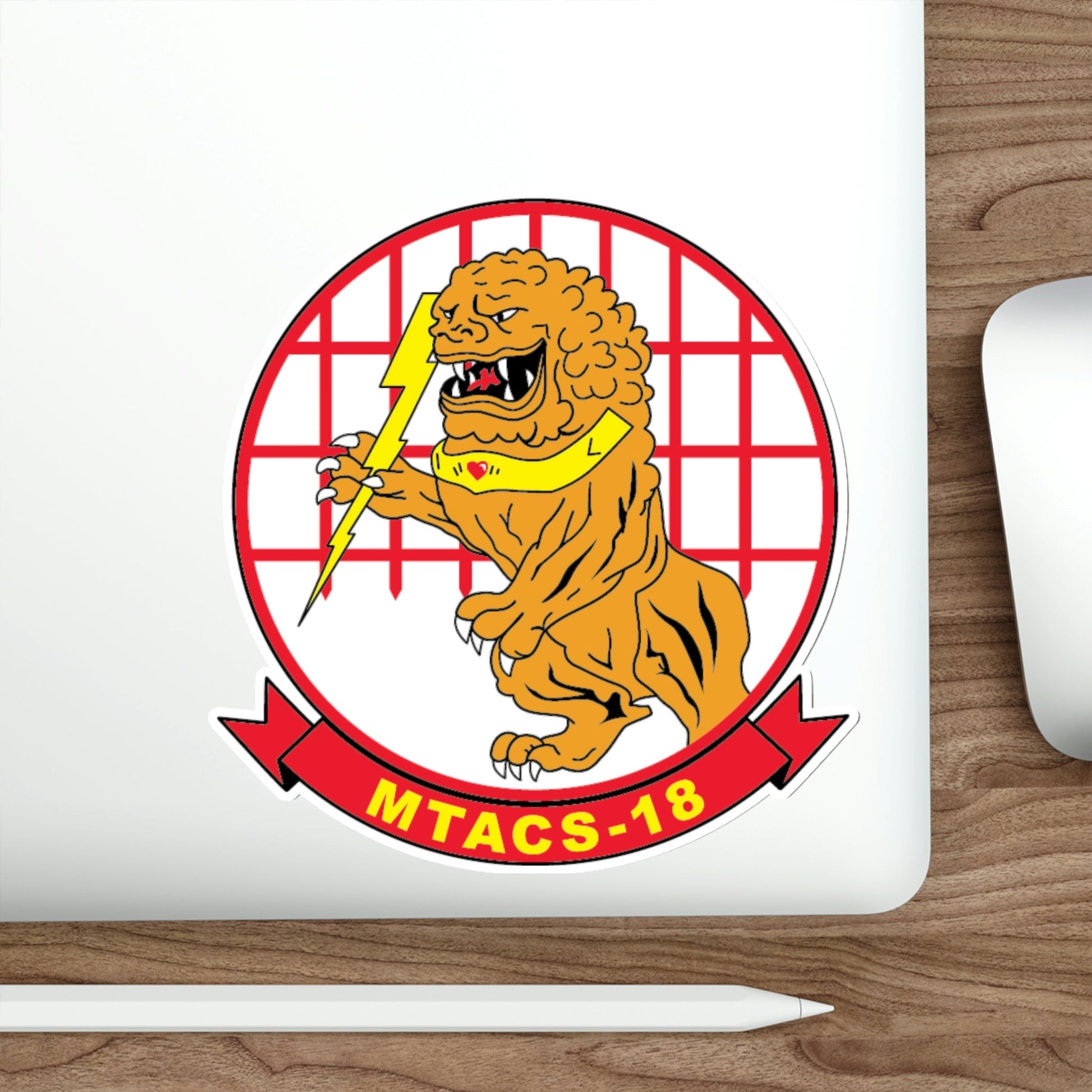 MTACS 18 (USMC) STICKER Vinyl Die-Cut Decal-The Sticker Space