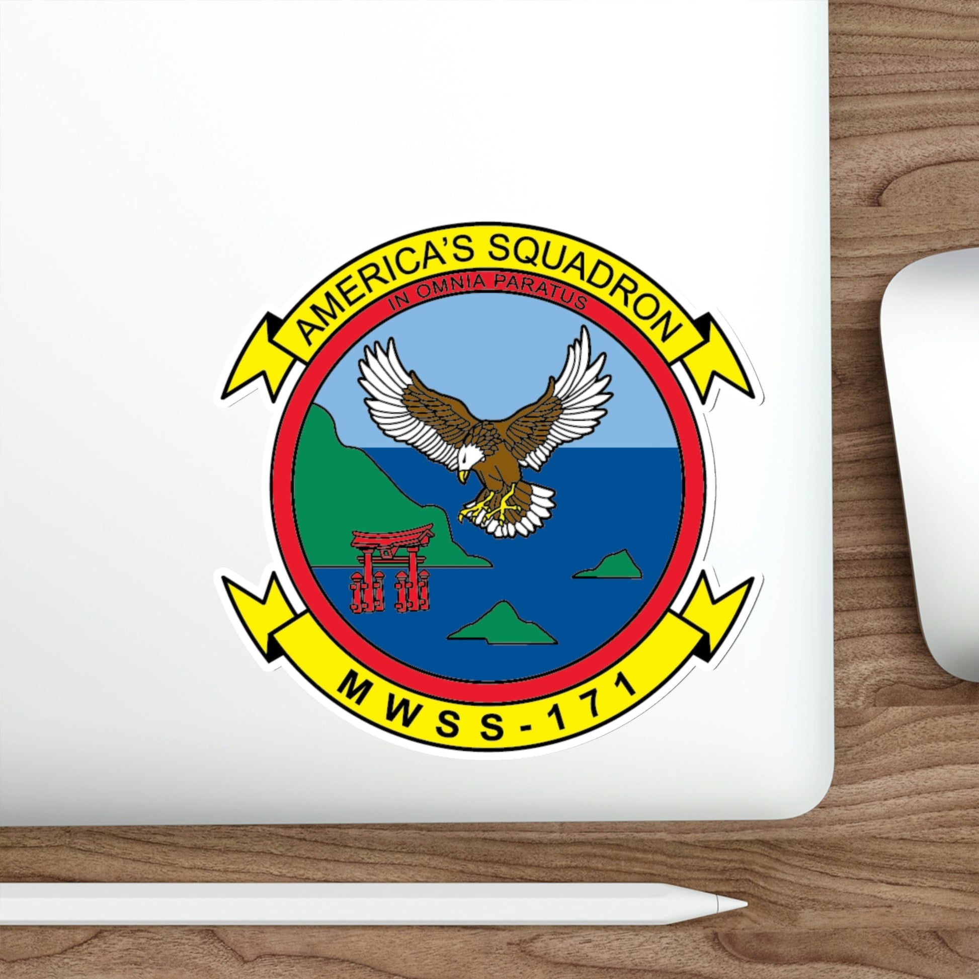 MWSS 171 America (USMC) STICKER Vinyl Die-Cut Decal-The Sticker Space