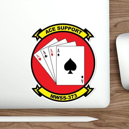 MWSS 373 Ace Support (USMC) STICKER Vinyl Die-Cut Decal-The Sticker Space