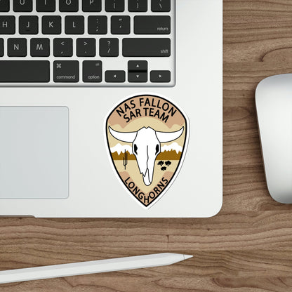 NAS Fallon SAR Longhorns (U.S. Navy) STICKER Vinyl Die-Cut Decal-The Sticker Space