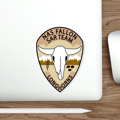 NAS Fallon SAR Longhorns (U.S. Navy) STICKER Vinyl Die-Cut Decal-The Sticker Space