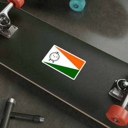 Nationalist Congress Party Flag (India) STICKER Vinyl Die-Cut Decal-The Sticker Space