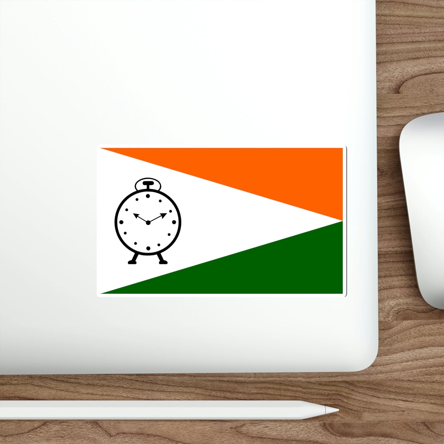 Nationalist Congress Party Flag (India) STICKER Vinyl Die-Cut Decal-The Sticker Space