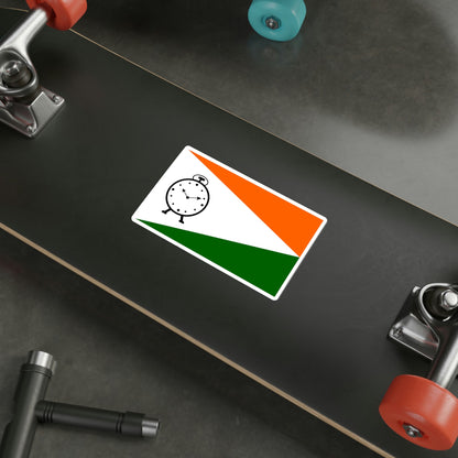 Nationalist Congress Party Flag (India) STICKER Vinyl Die-Cut Decal-The Sticker Space