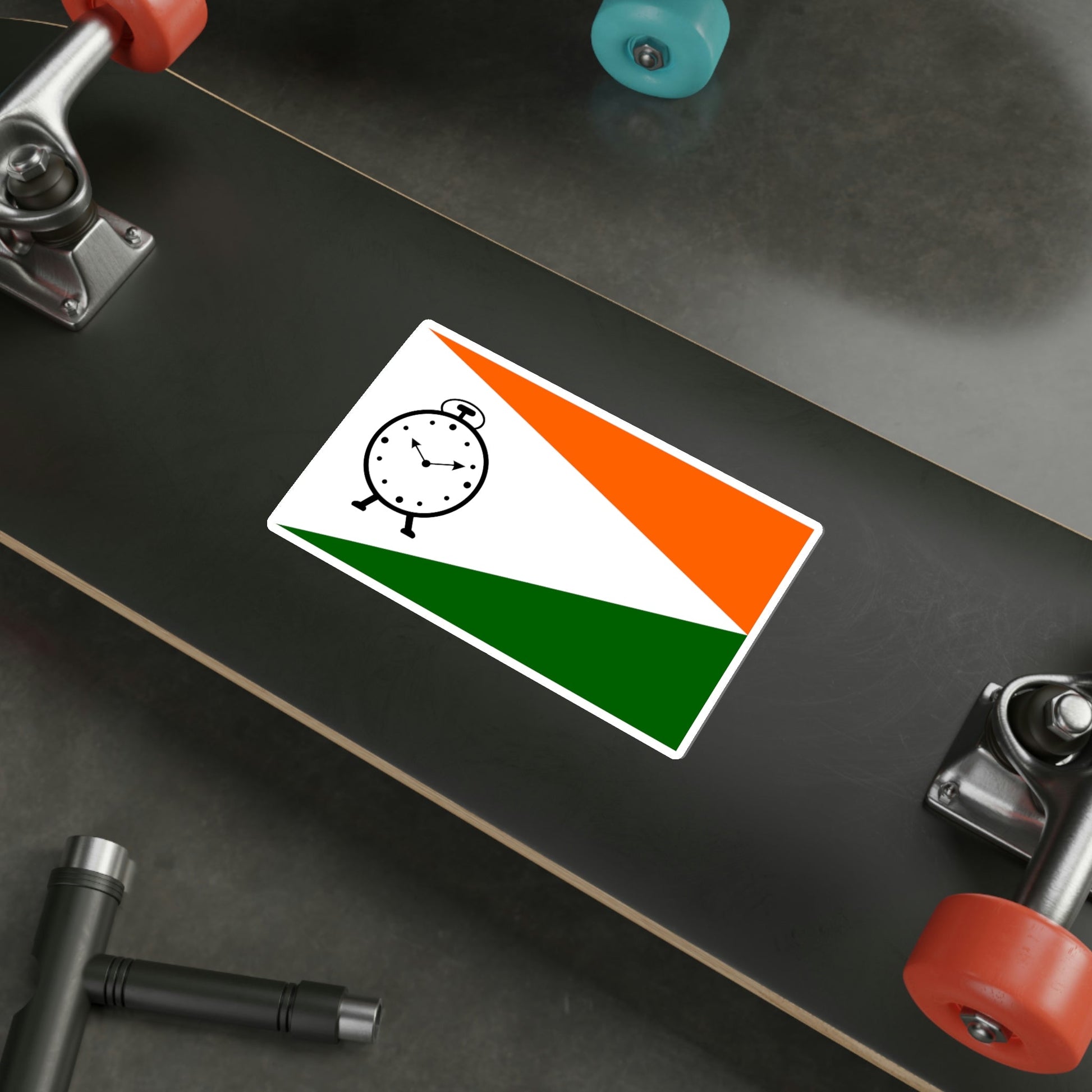 Nationalist Congress Party Flag (India) STICKER Vinyl Die-Cut Decal-The Sticker Space