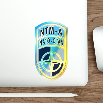 NATO Training Mission Afghanistan (U.S. Army) Holographic STICKER Die-Cut Vinyl Decal-The Sticker Space