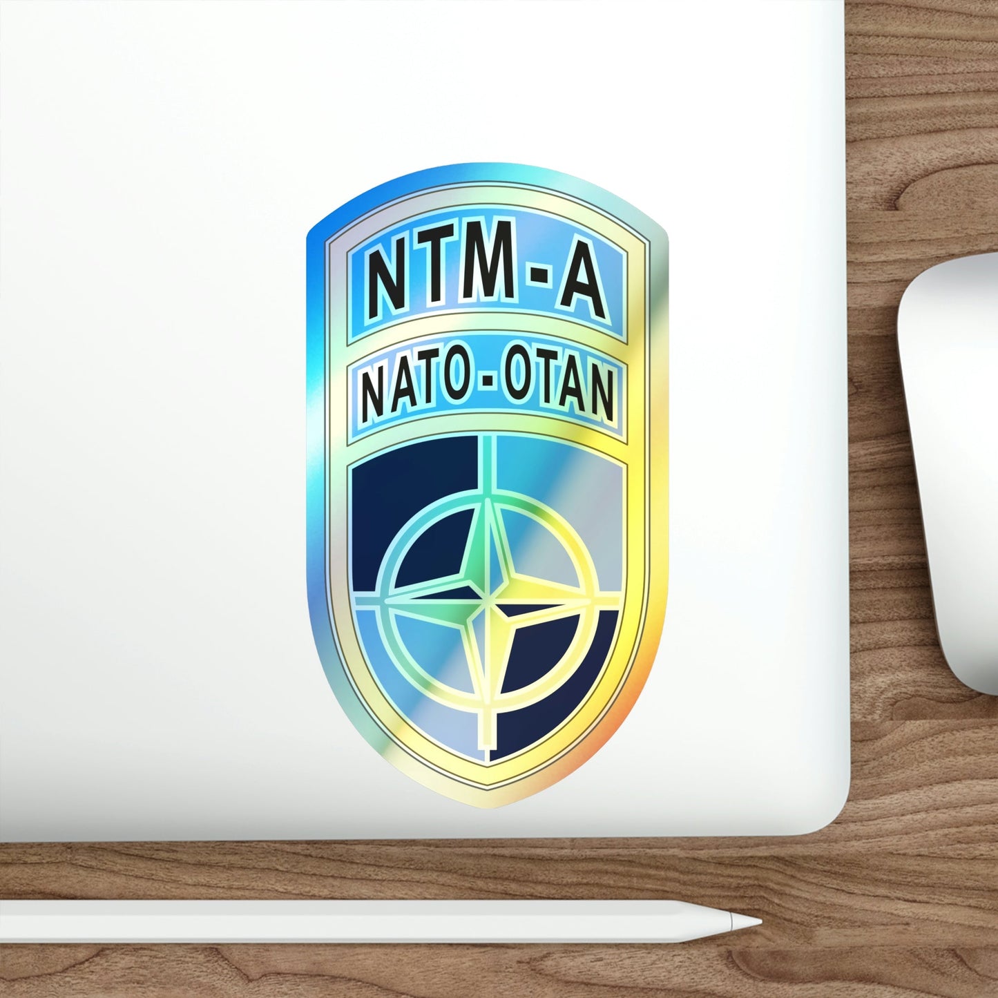 NATO Training Mission Afghanistan (U.S. Army) Holographic STICKER Die-Cut Vinyl Decal-The Sticker Space