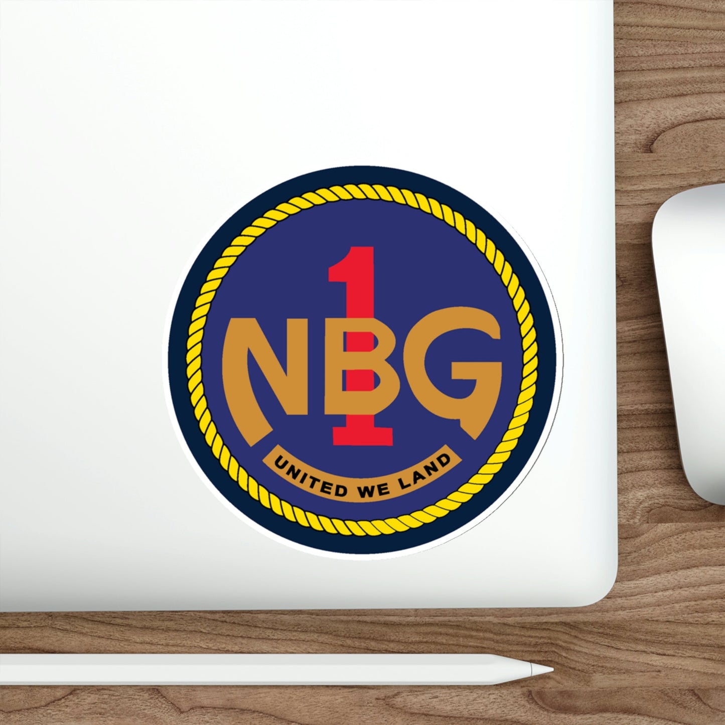 Naval Beach Group 1 (U.S. Navy) STICKER Vinyl Die-Cut Decal-The Sticker Space