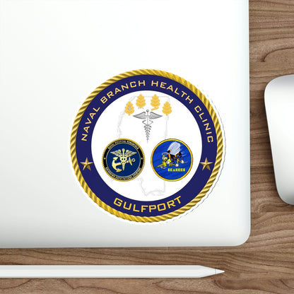 Naval Branch Health Clinic Gulfport (U.S. Navy) STICKER Vinyl Die-Cut Decal-The Sticker Space