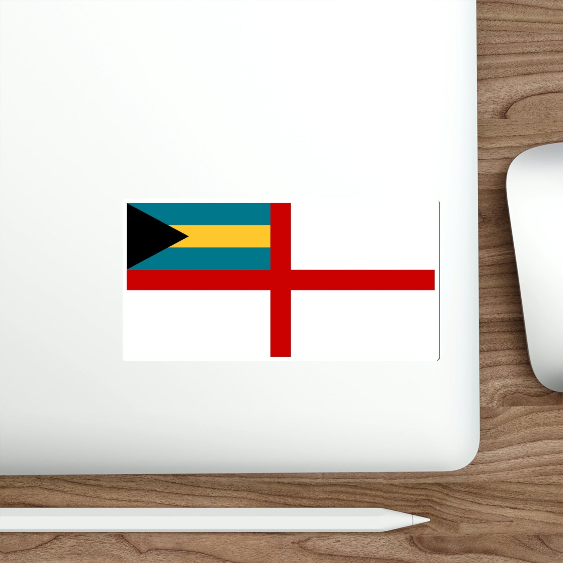 Naval Ensign of the Bahamas STICKER Vinyl Die-Cut Decal-The Sticker Space