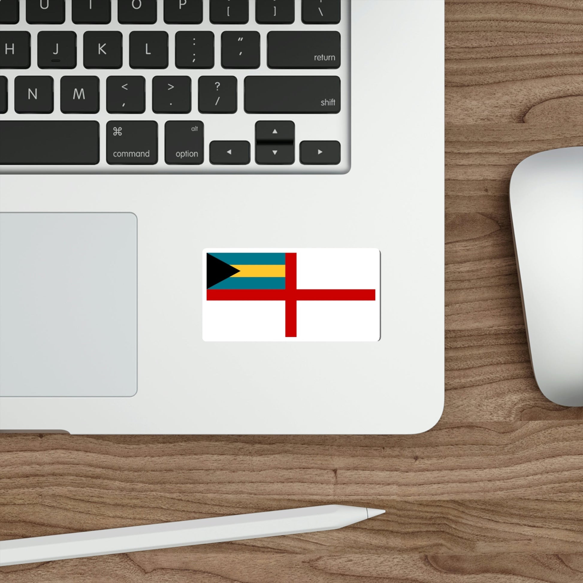 Naval Ensign of the Bahamas STICKER Vinyl Die-Cut Decal-The Sticker Space