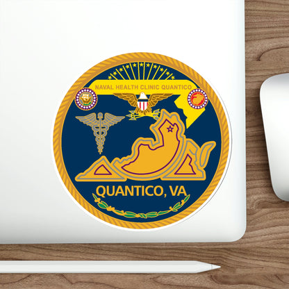 Naval Health Clinic Quantico VA (U.S. Navy) STICKER Vinyl Die-Cut Decal-The Sticker Space