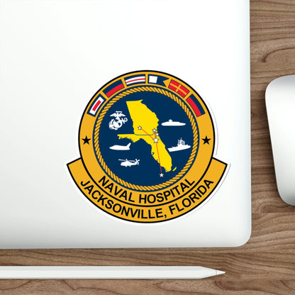 Naval Hospital Jacksonville (U.S. Navy) STICKER Vinyl Die-Cut Decal-The Sticker Space