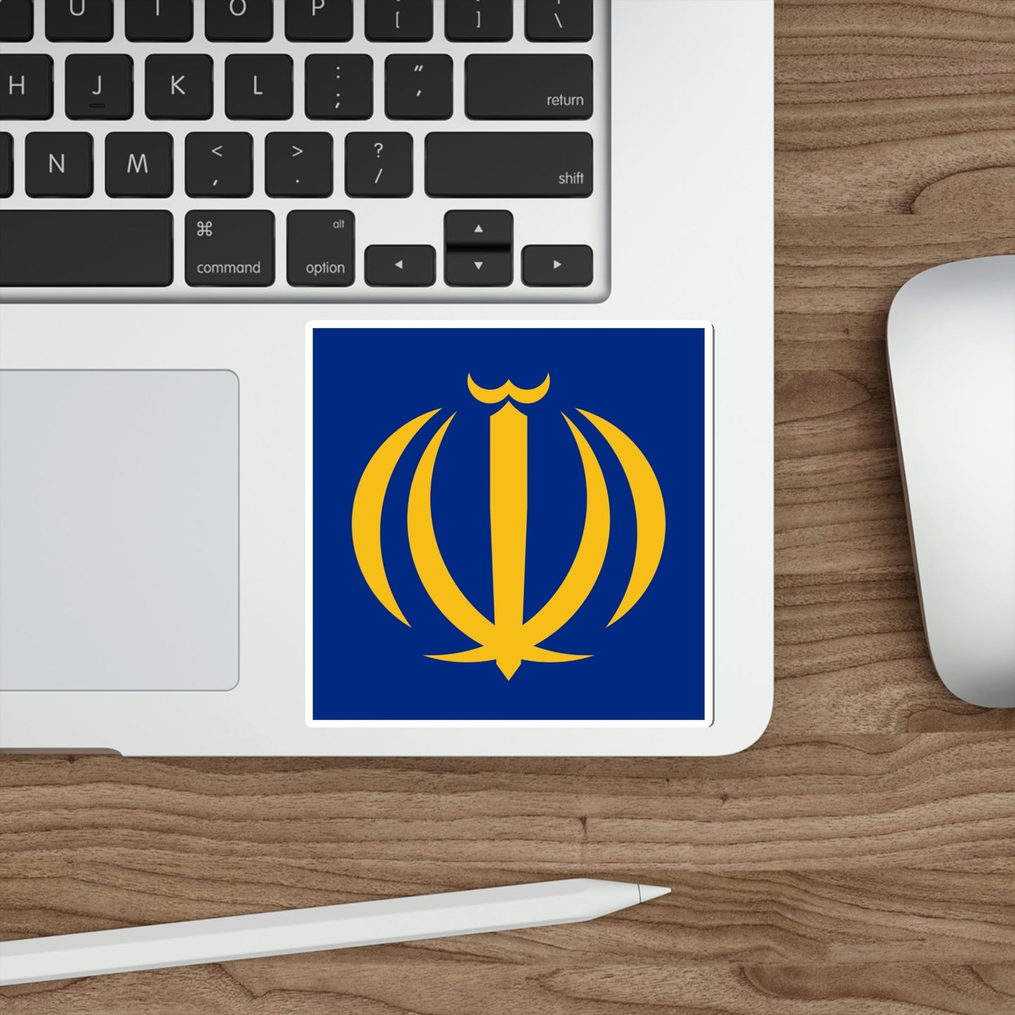 Naval Jack of Iran (Iran) STICKER Vinyl Die-Cut Decal-The Sticker Space