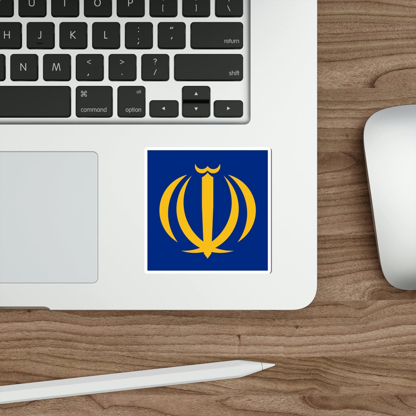 Naval Jack of Iran (Iran) STICKER Vinyl Die-Cut Decal-The Sticker Space