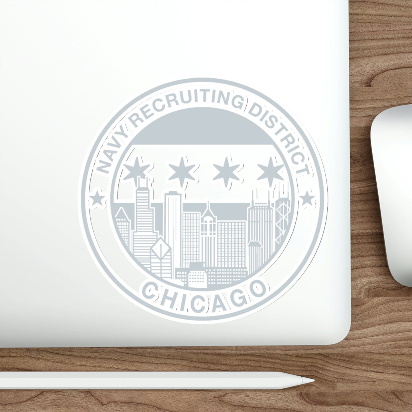 Naval Recruiting District Chicago (U.S. Navy) STICKER Vinyl Die-Cut Decal-The Sticker Space