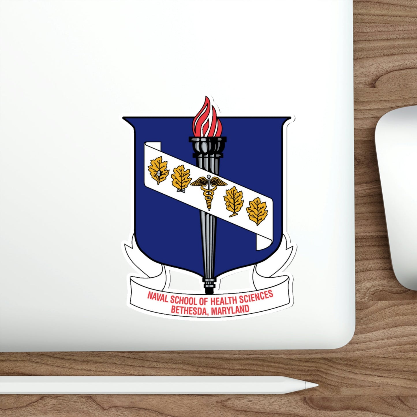 Naval School Of Health Science Bethesda Maryland (U.S. Navy) STICKER Vinyl Die-Cut Decal-The Sticker Space