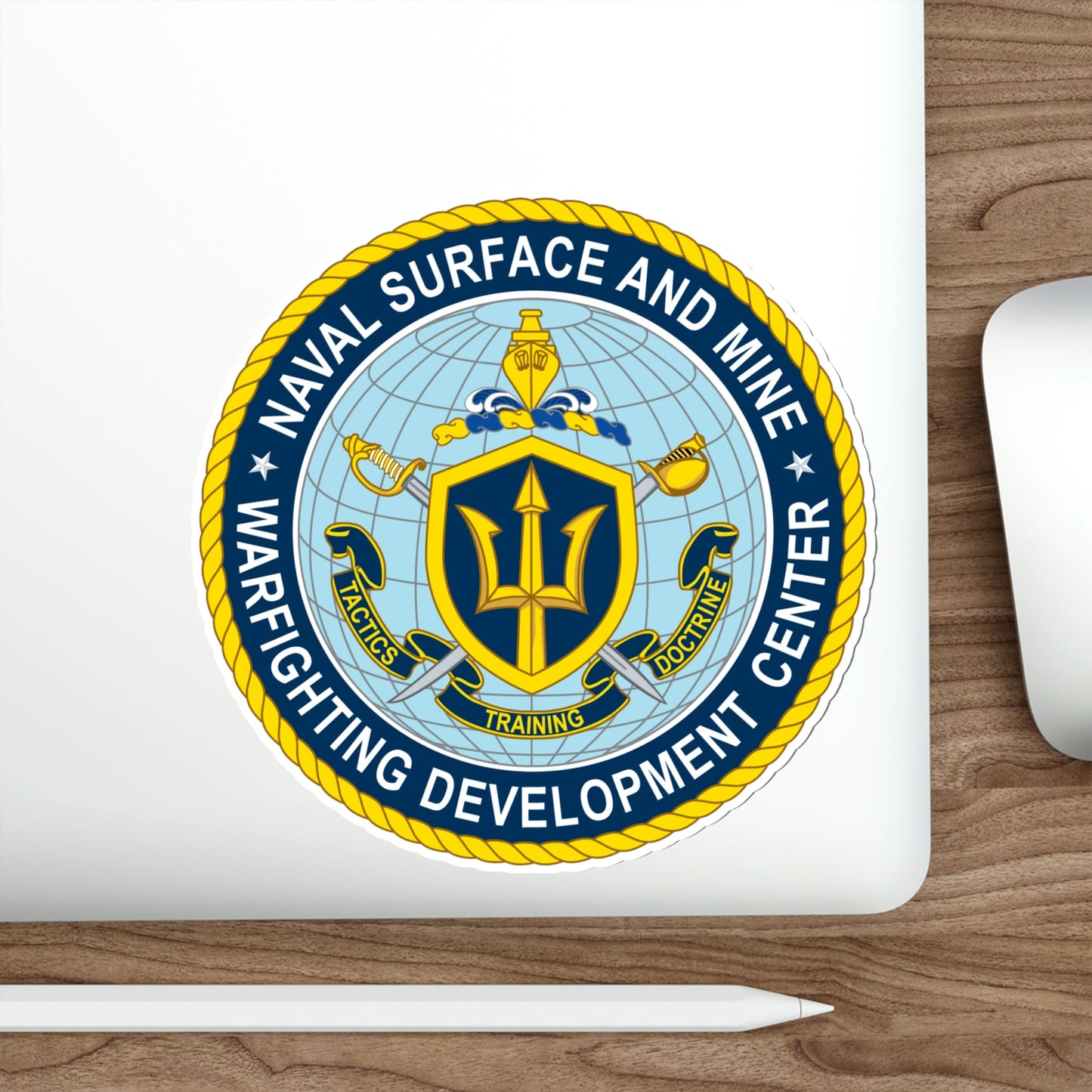 Naval Surface & Mine Warfighting Dev Center (U.S. Navy) STICKER Vinyl Die-Cut Decal-The Sticker Space