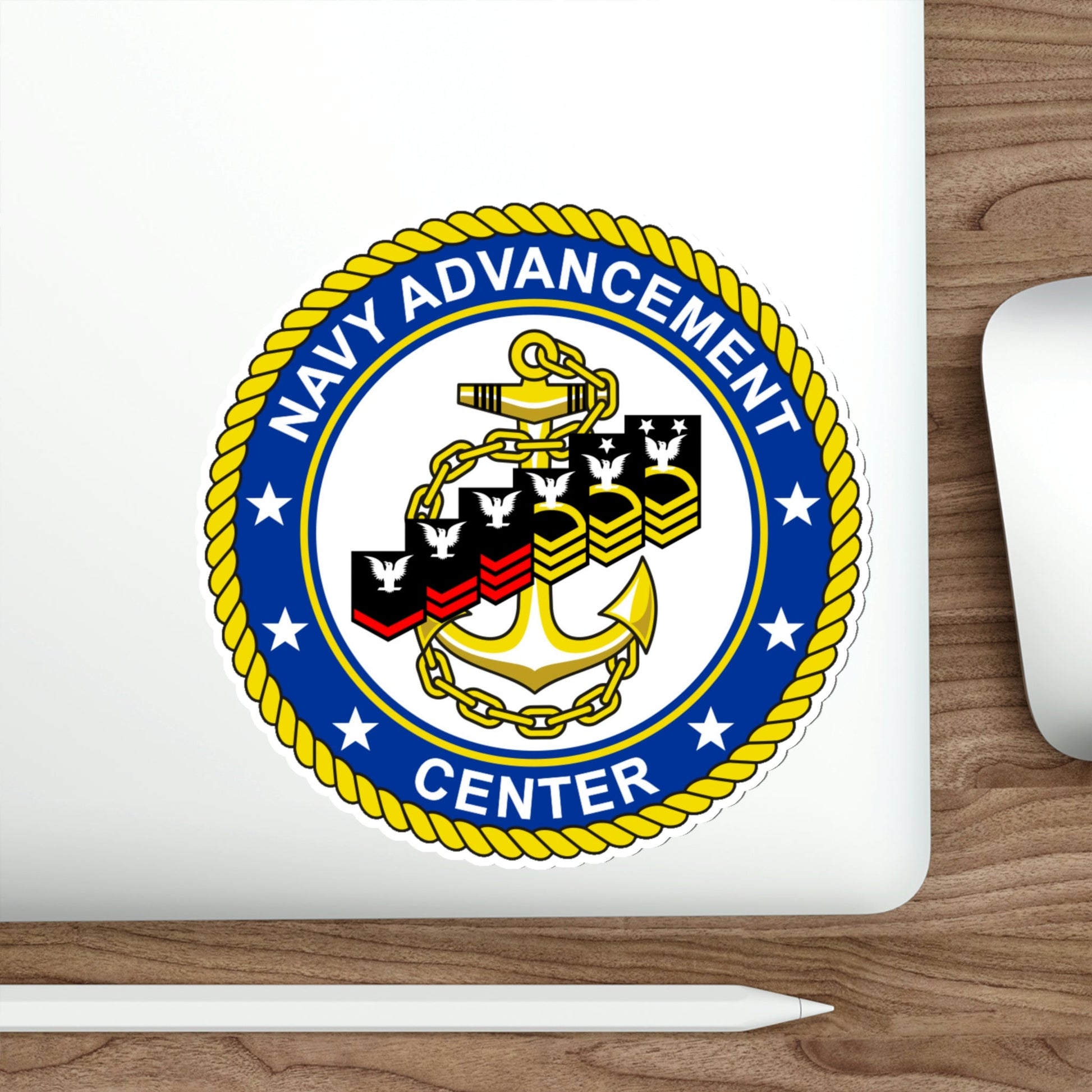 Navy Advancement Center NAC (U.S. Navy) STICKER Vinyl Die-Cut Decal-The Sticker Space