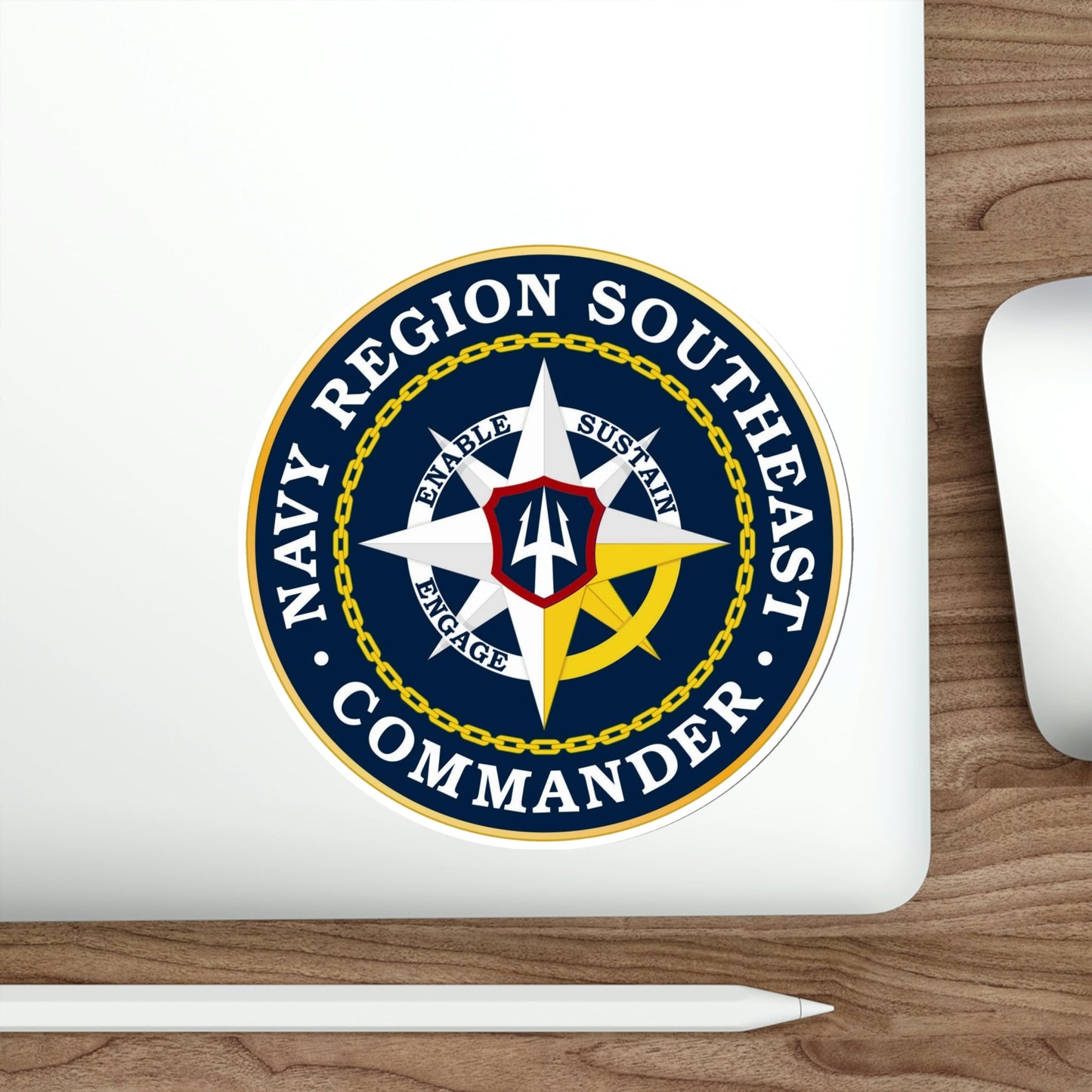 Navy Region Southeast (U.S. Navy) STICKER Vinyl Die-Cut Decal-The Sticker Space