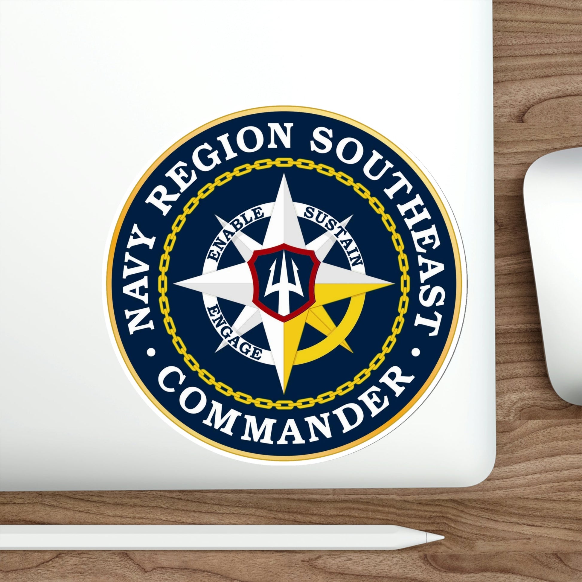 Navy Region Southeast (U.S. Navy) STICKER Vinyl Die-Cut Decal-The Sticker Space