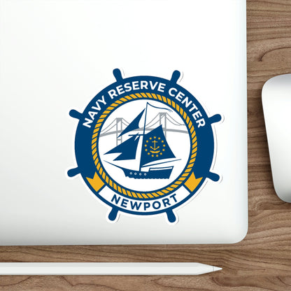 Navy Reserve Center Newport (U.S. Navy) STICKER Vinyl Die-Cut Decal-The Sticker Space