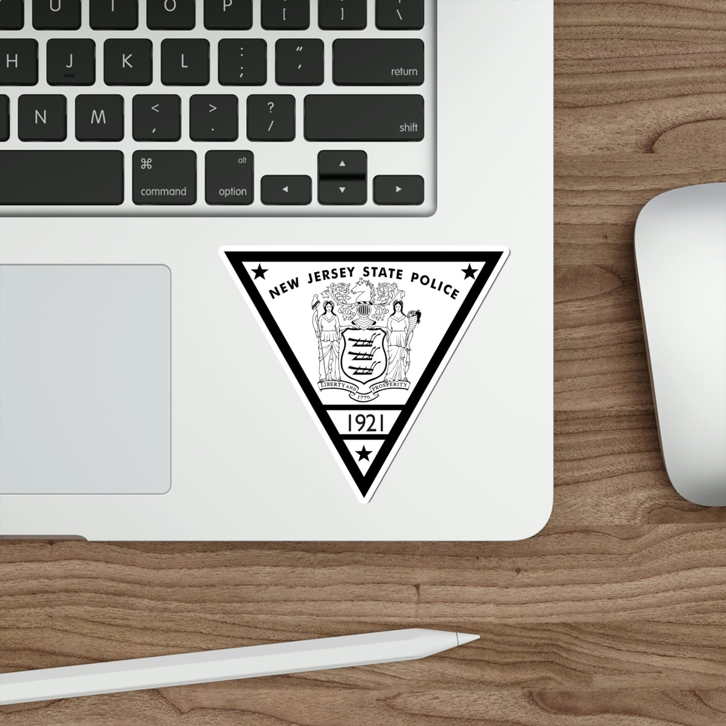 New Jersey State Police STICKER Vinyl Die-Cut Decal-The Sticker Space