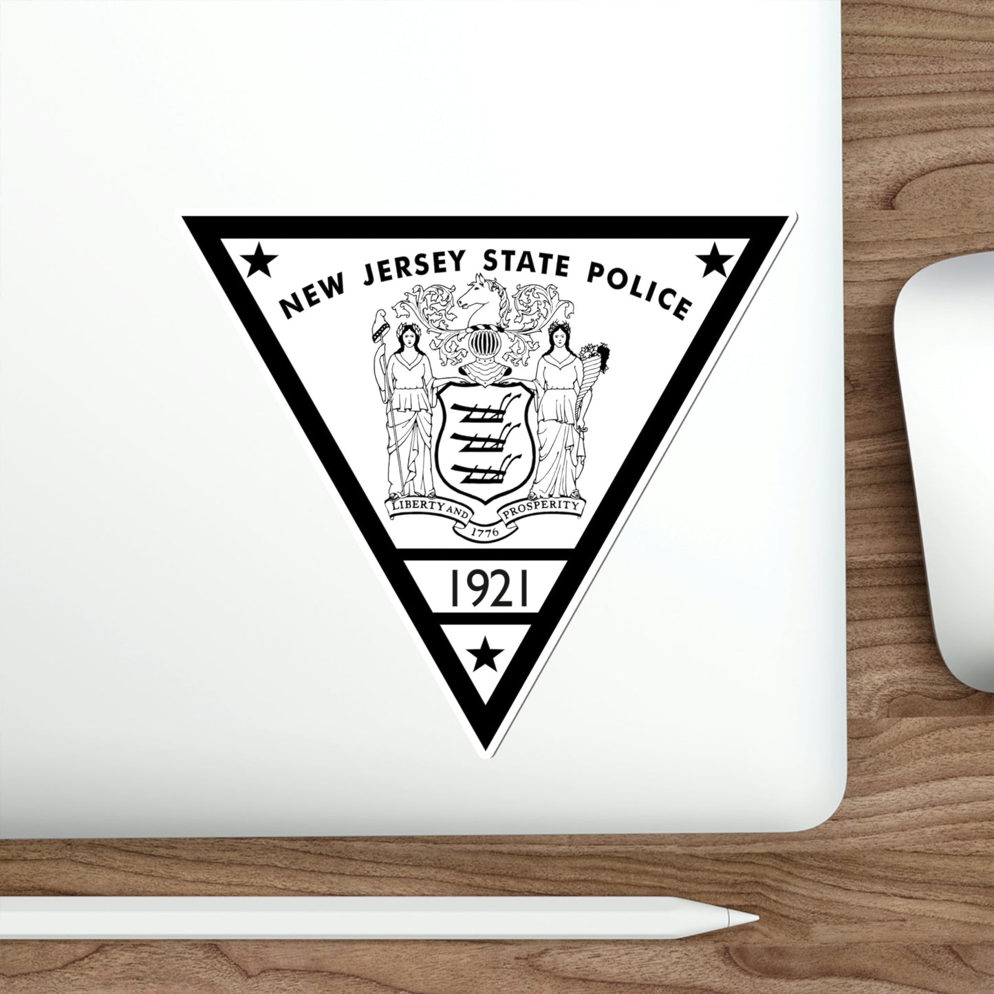 New Jersey State Police STICKER Vinyl Die-Cut Decal-The Sticker Space