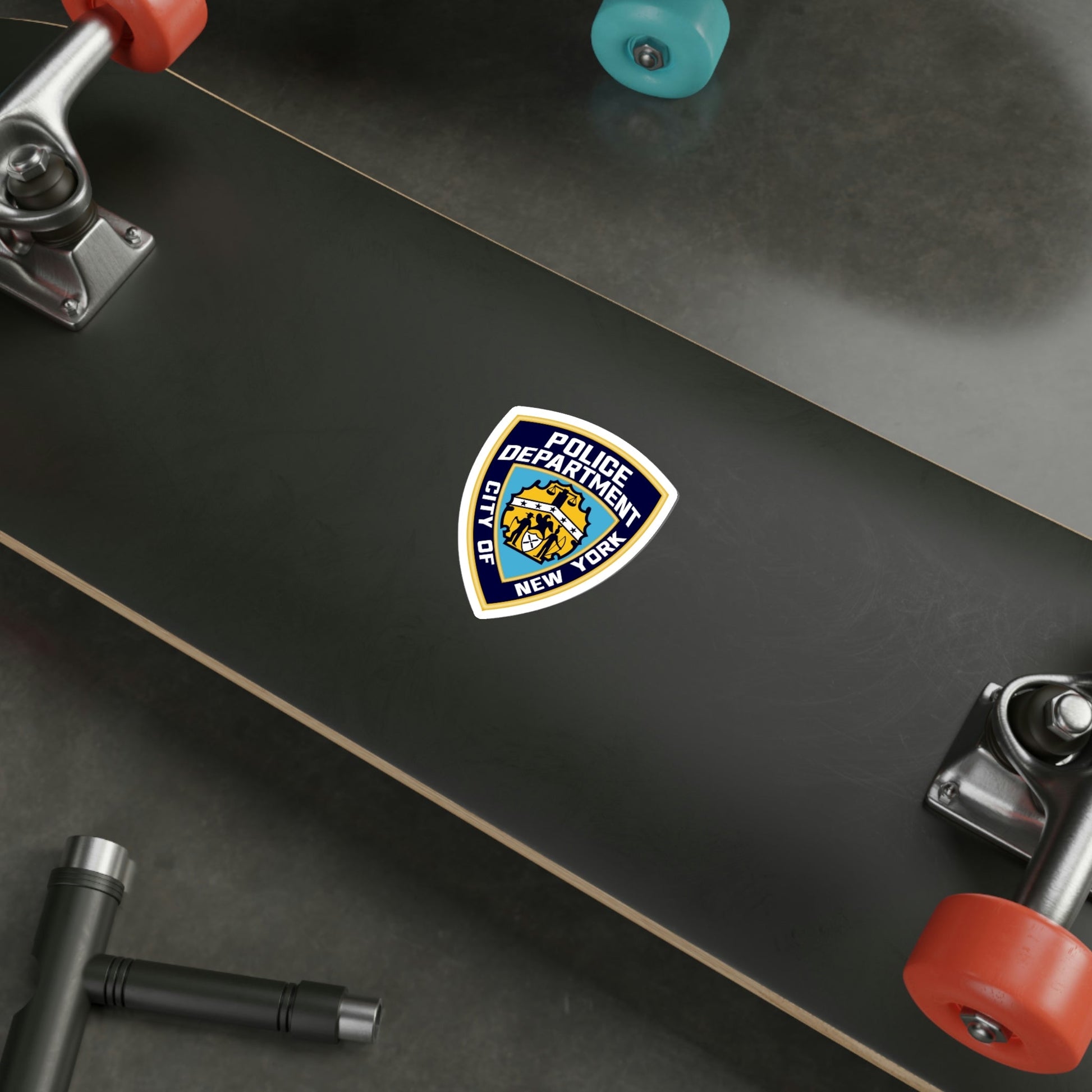 New York City Police Department STICKER Vinyl Die-Cut Decal-The Sticker Space