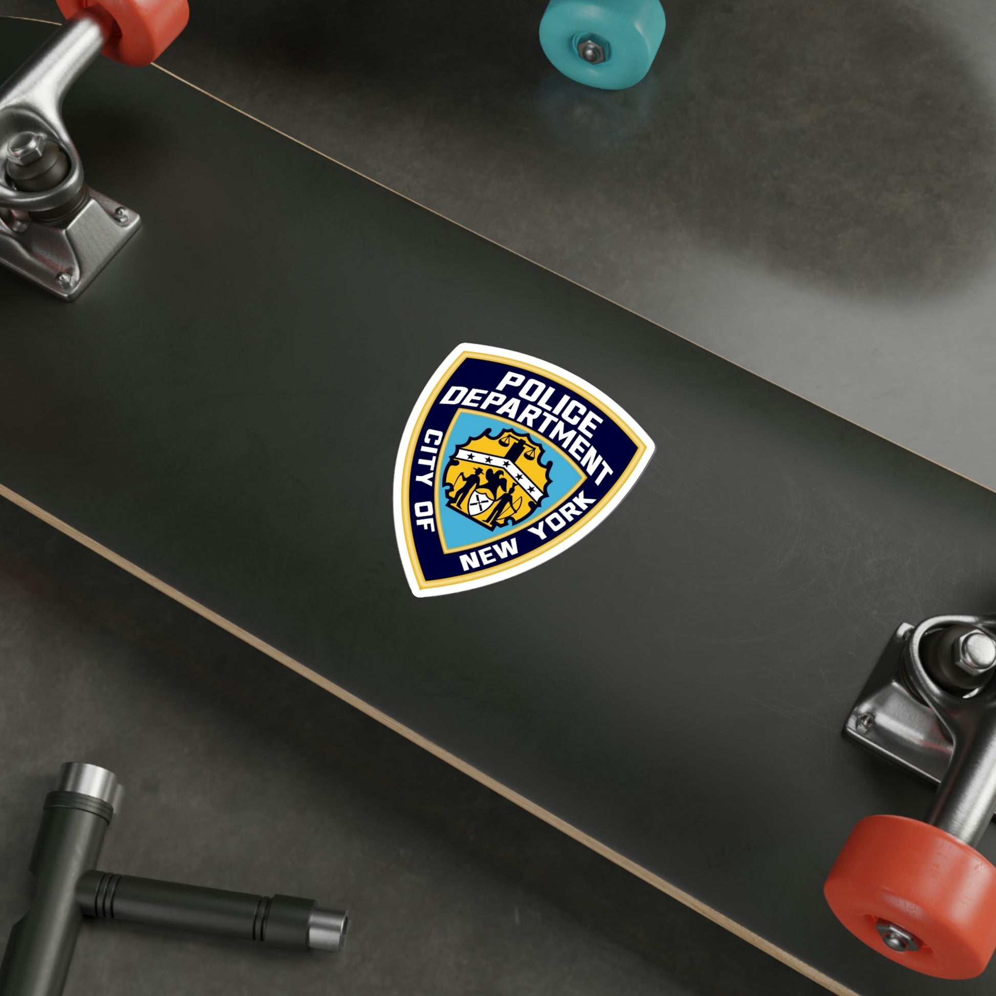 New York City Police Department STICKER Vinyl Die-Cut Decal-The Sticker Space