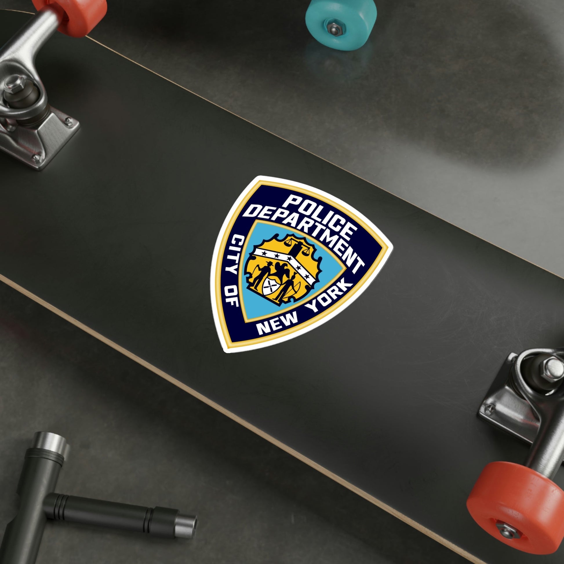 New York City Police Department STICKER Vinyl Die-Cut Decal-The Sticker Space