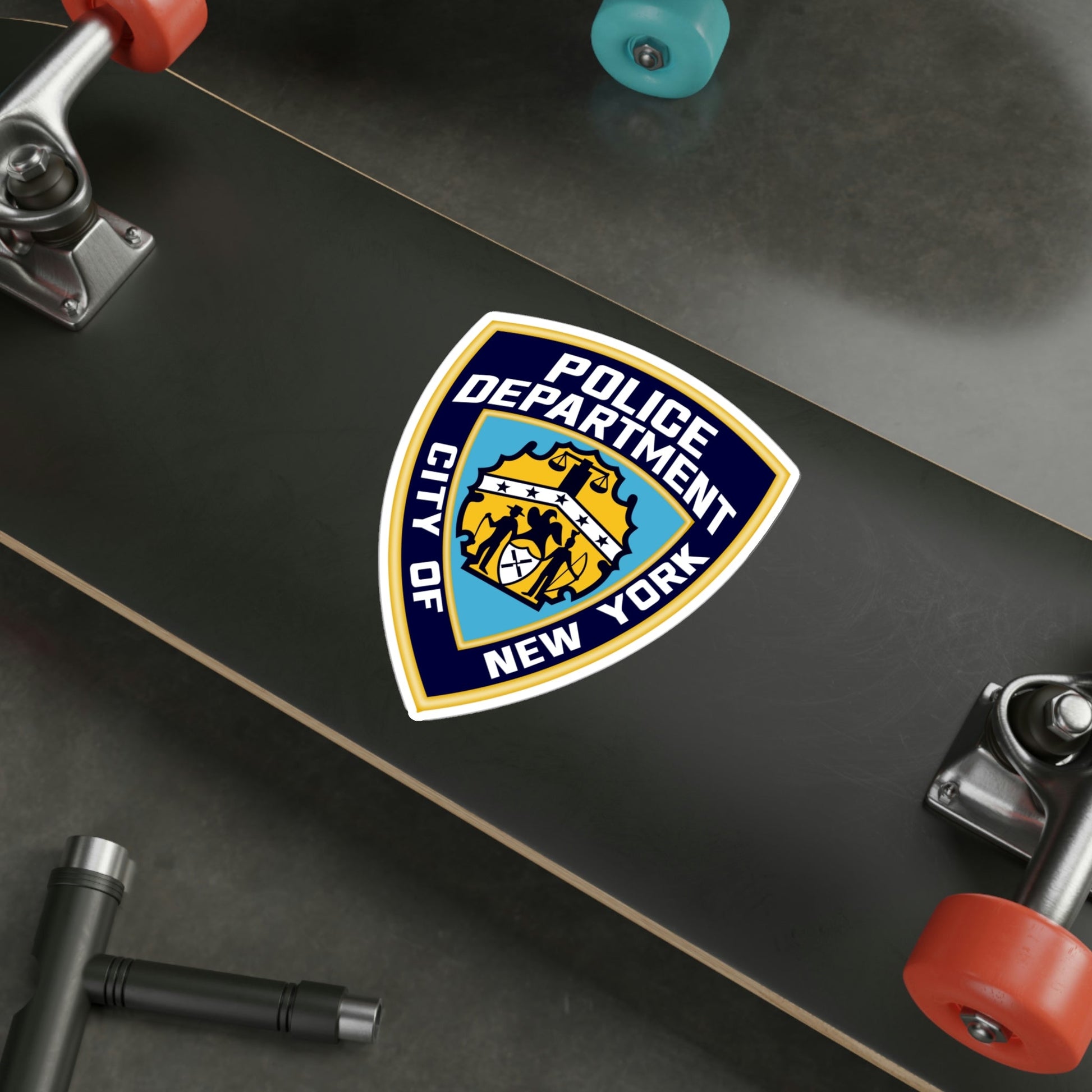 New York City Police Department STICKER Vinyl Die-Cut Decal-The Sticker Space