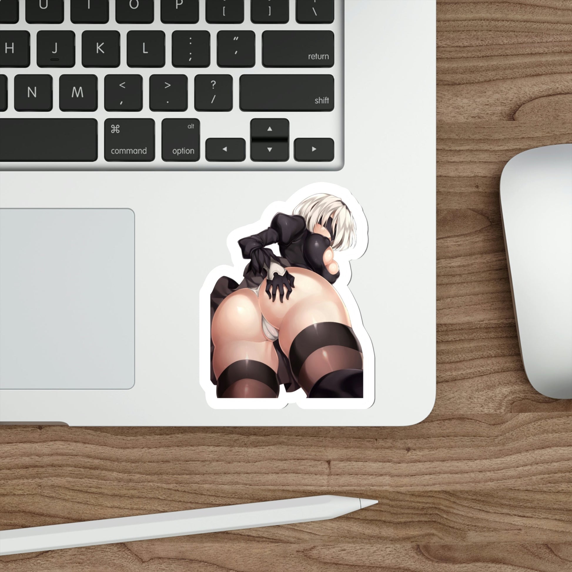 NieR Automata - 2B v2 (Anime/Ecchi/Waifu) STICKER Vinyl Die-Cut Decal-The Sticker Space