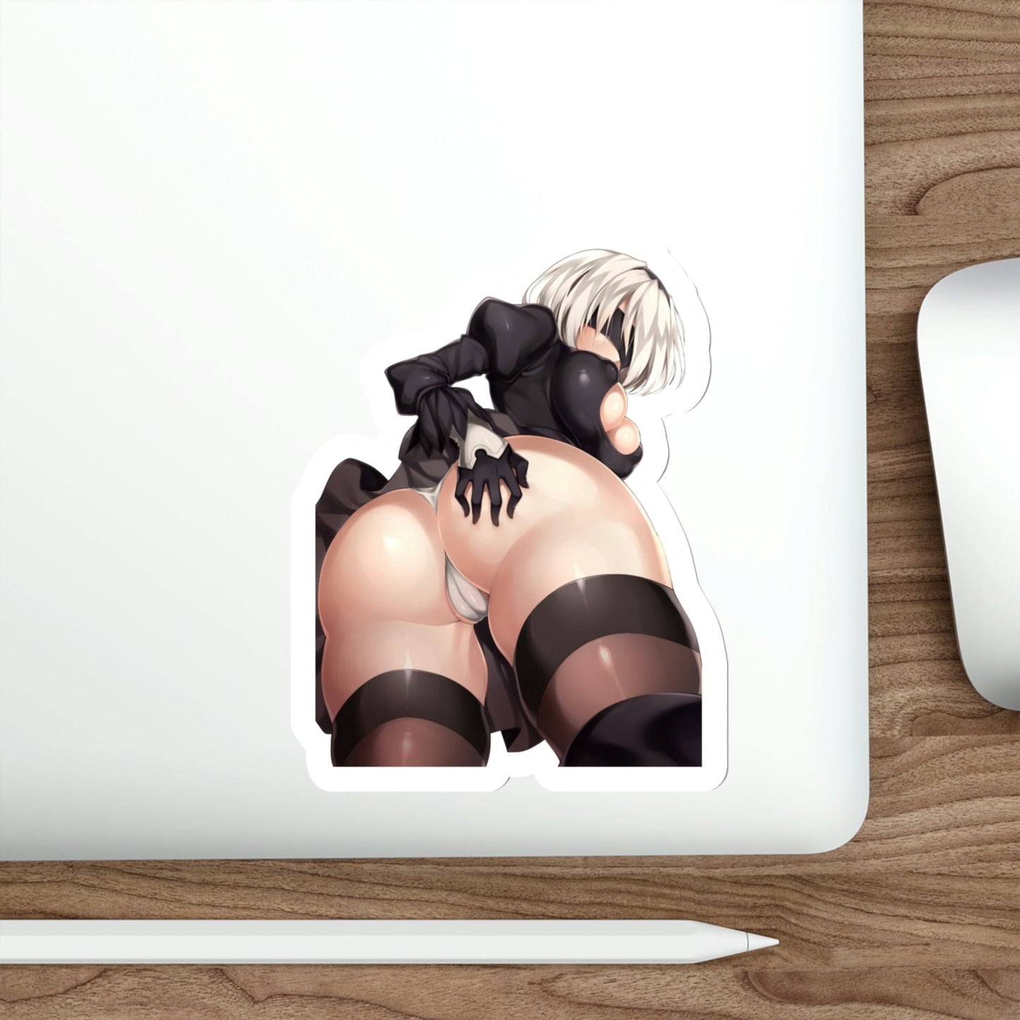 NieR Automata - 2B v2 (Anime/Ecchi/Waifu) STICKER Vinyl Die-Cut Decal-The Sticker Space