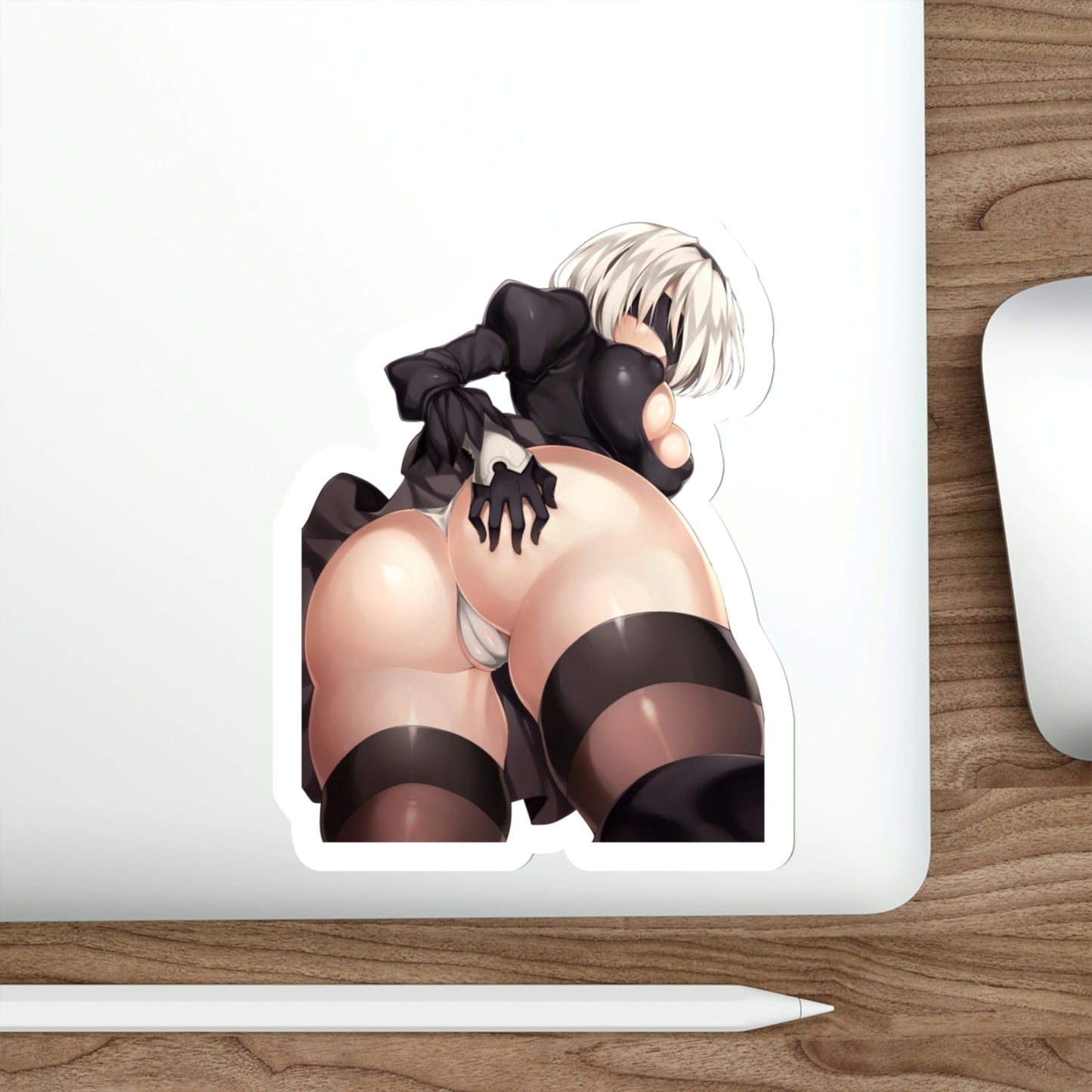 NieR Automata - 2B v2 (Anime/Ecchi/Waifu) STICKER Vinyl Die-Cut Decal-The Sticker Space