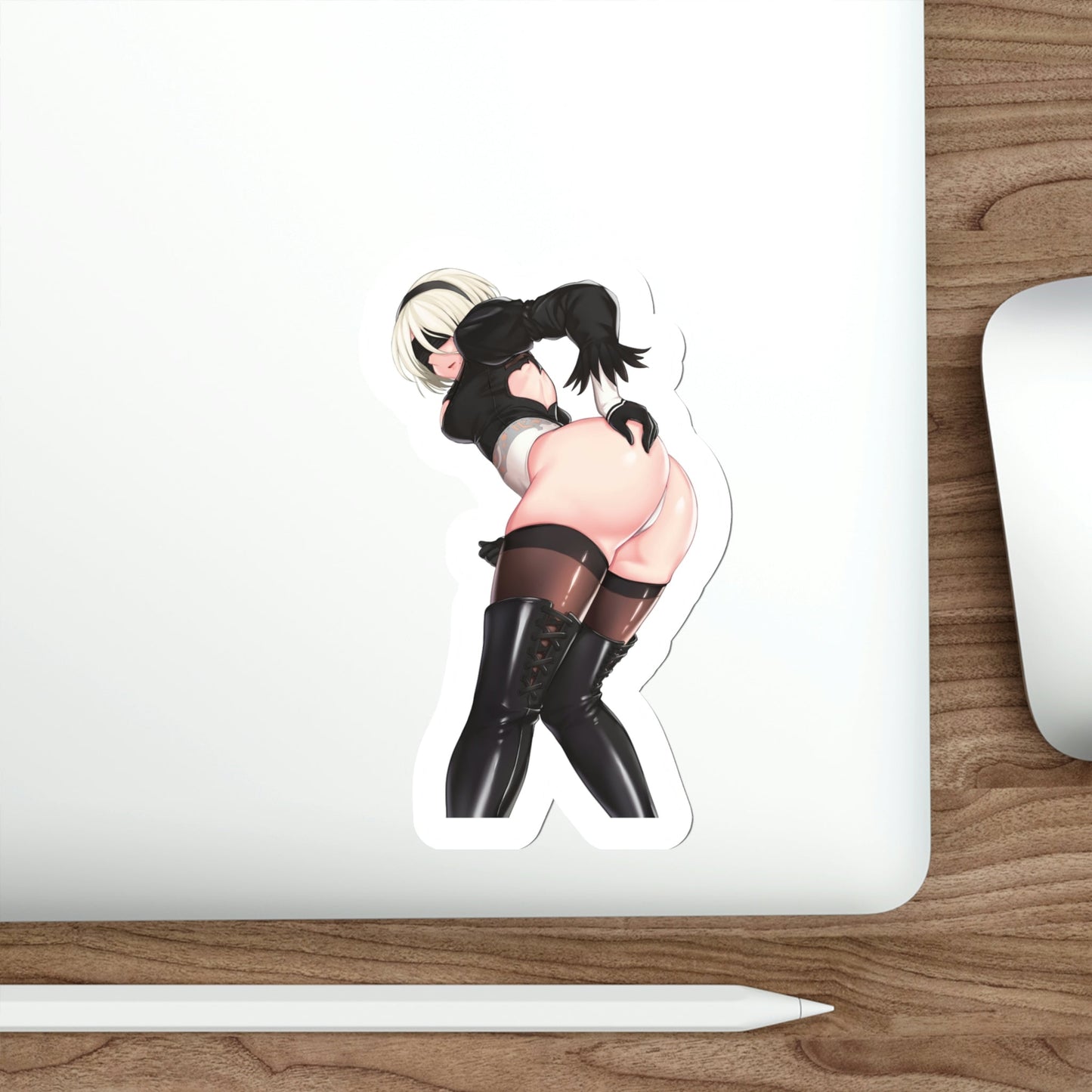 NieR Automata - 2B v3 (Anime/Ecchi/Waifu) STICKER Vinyl Die-Cut Decal-The Sticker Space