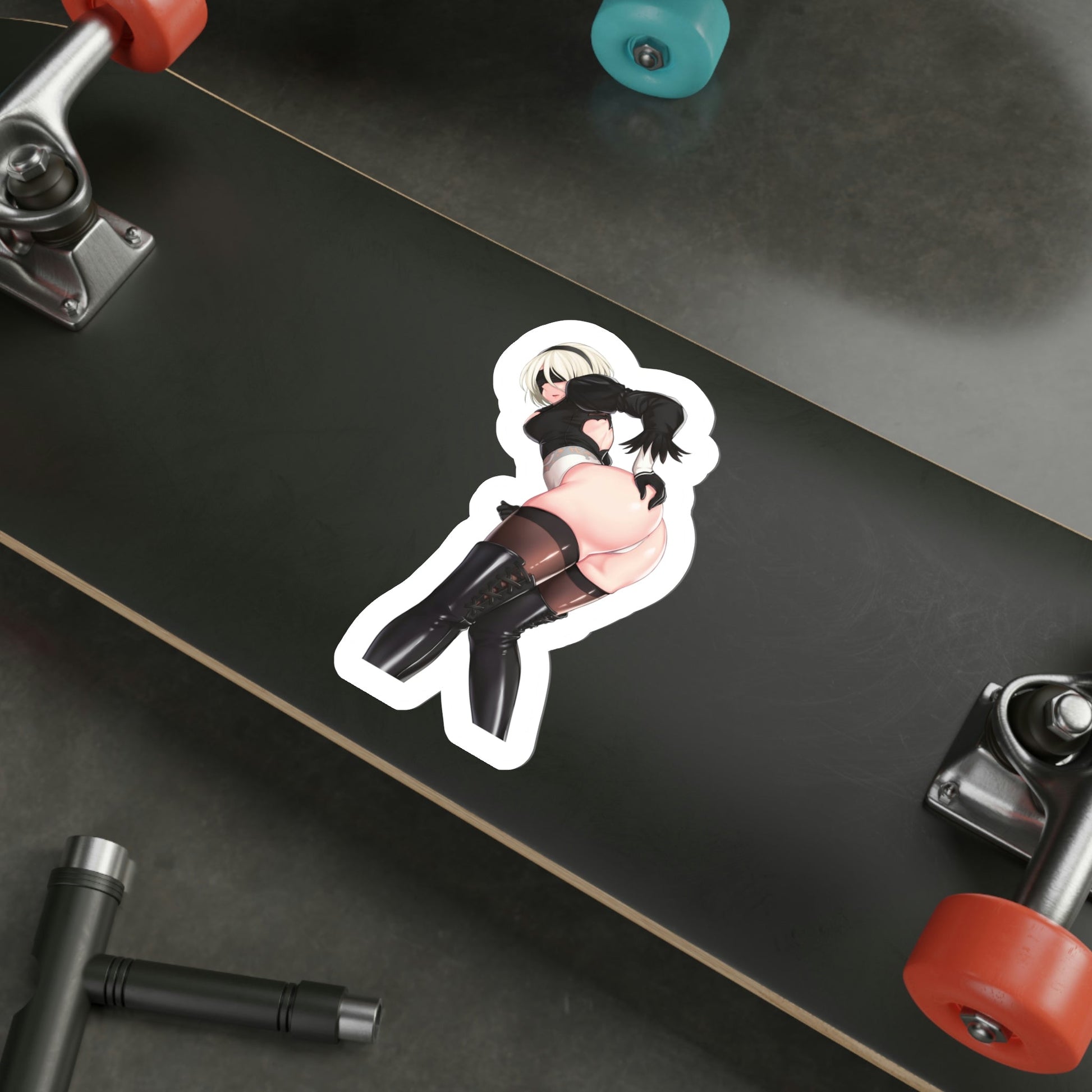 NieR Automata - 2B v3 (Anime/Ecchi/Waifu) STICKER Vinyl Die-Cut Decal-The Sticker Space