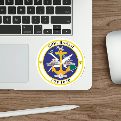 NIOC Hawaii CFT 1070 (U.S. Navy) STICKER Vinyl Die-Cut Decal-The Sticker Space