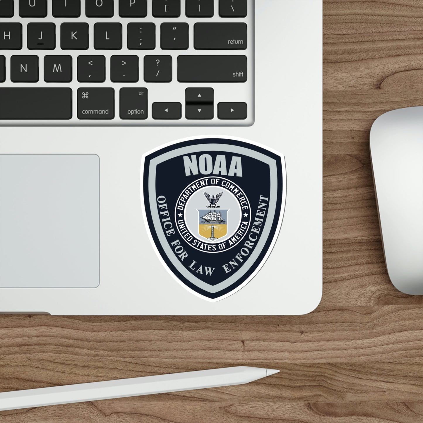 NOAA Marine Law Enforcement STICKER Vinyl Die-Cut Decal-The Sticker Space